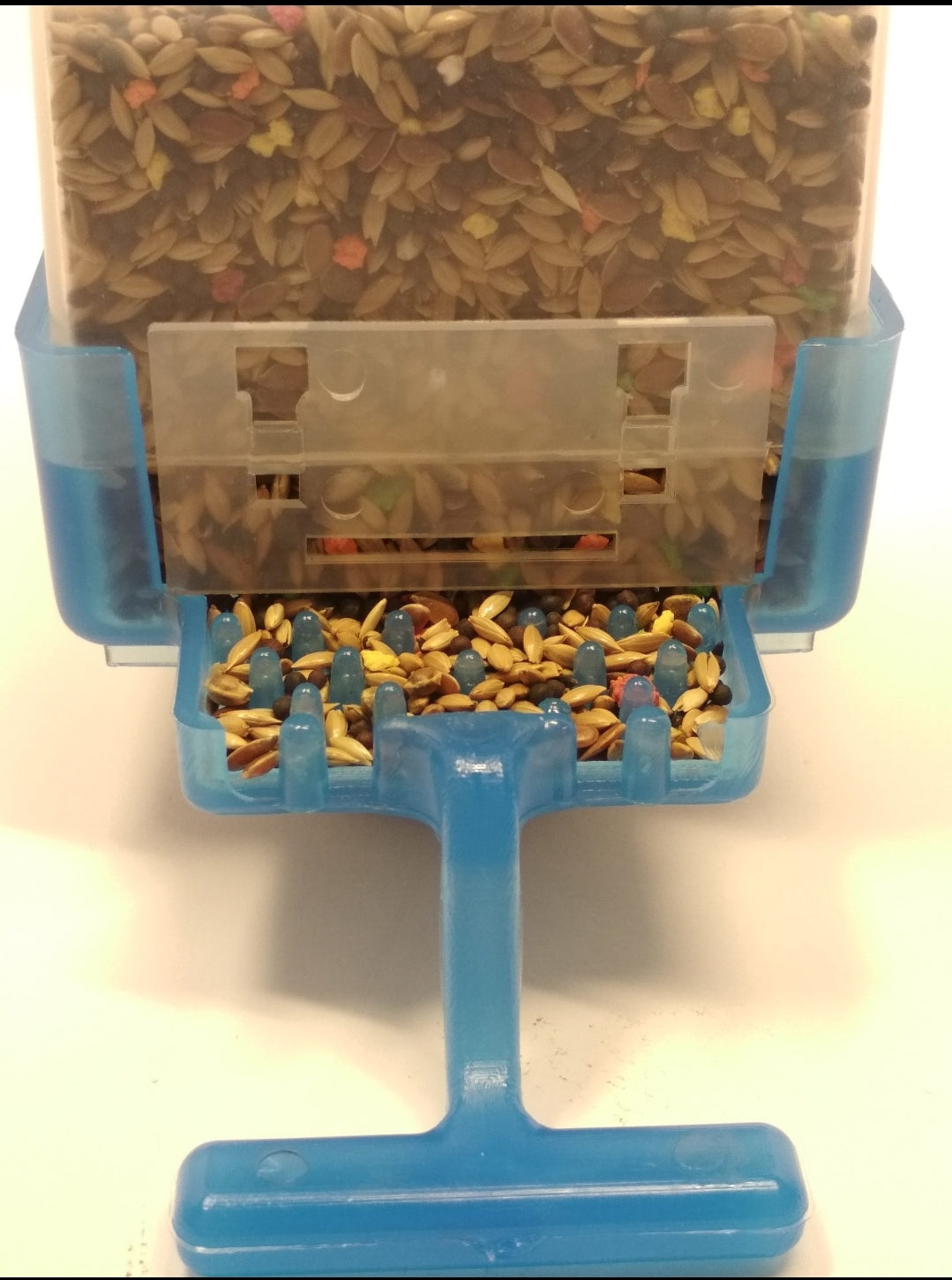 Voerbak Carla "Anti-Verspilling" Blauw 125gram