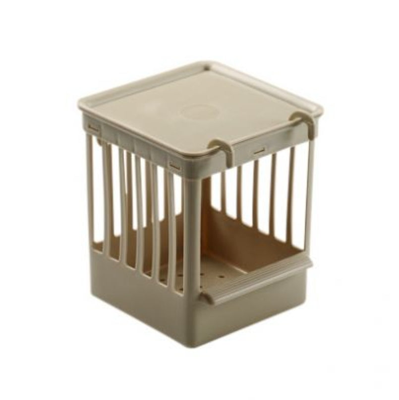 Traliekastje kunststof beige