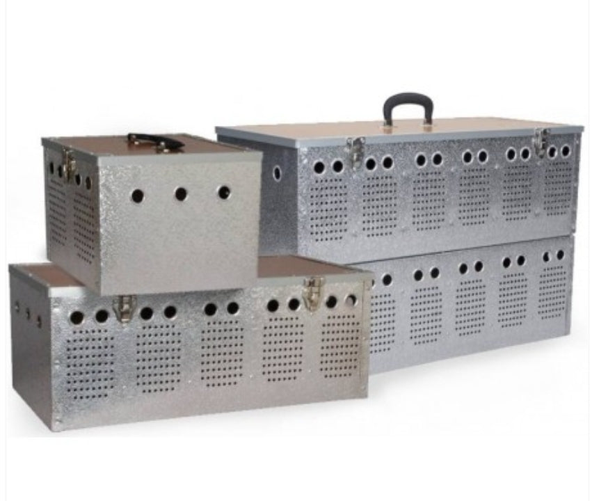 Aluminium Duivenmand 8 Dieren - Natural