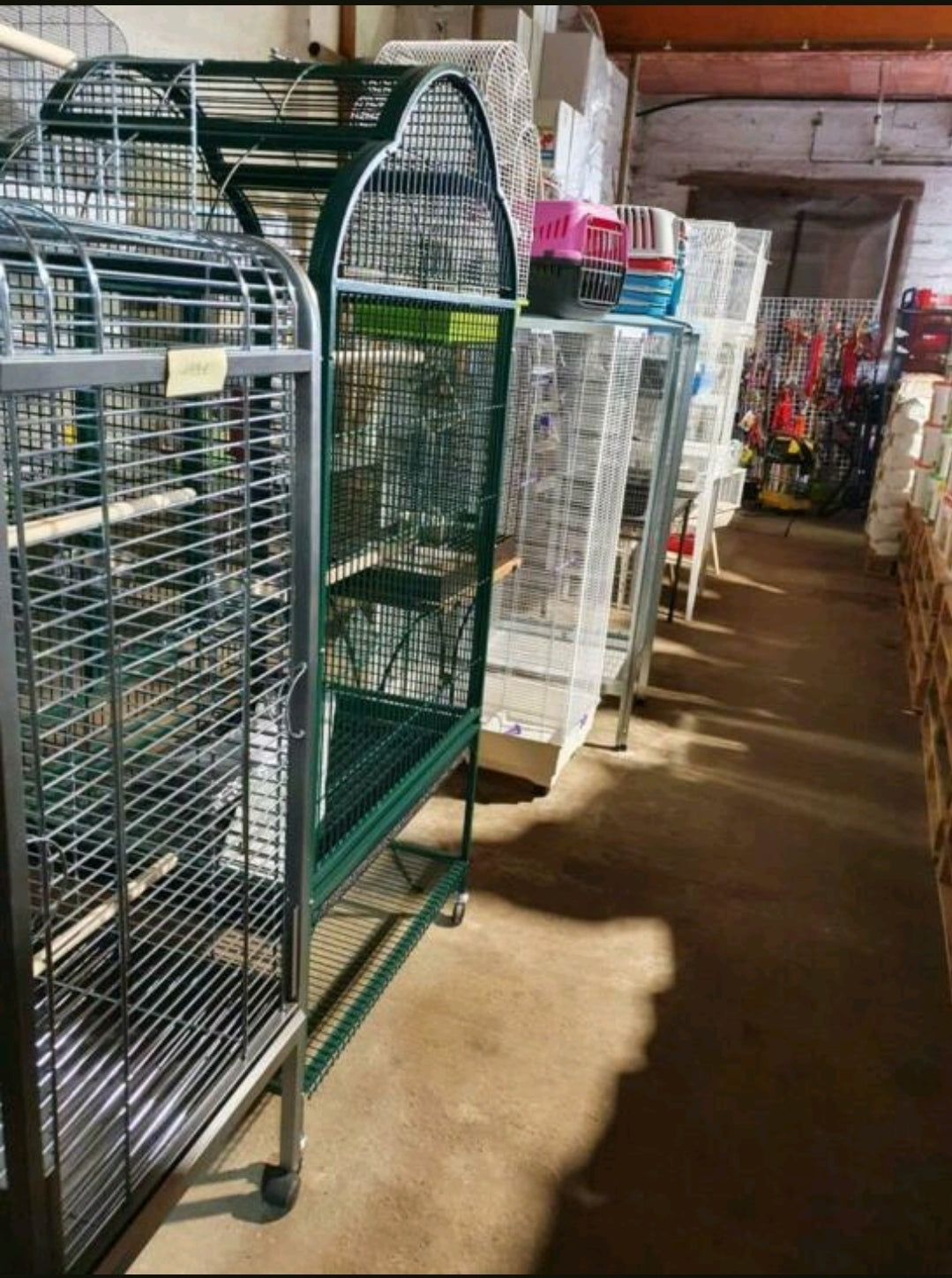 Papegaaien Kooi Groen Open Dak 102X72X178