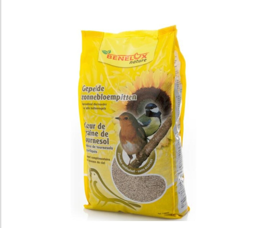 Gepelde zonnebloempitten 2 kg
- Benelux Nature