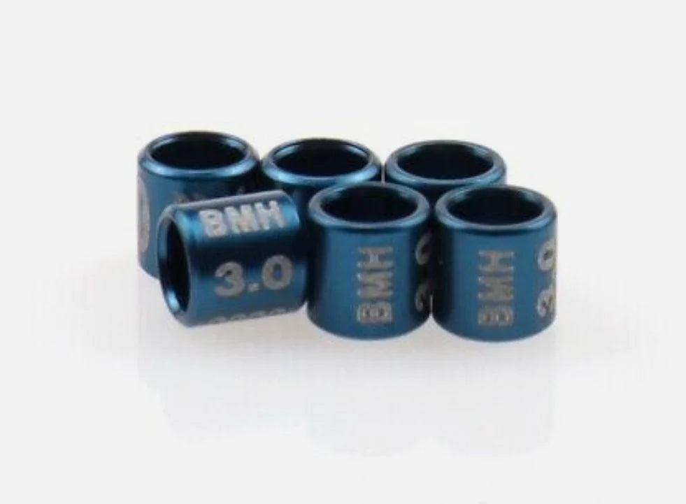 Aluminium Ringen 3.2mm Zonder Jaartal Met Initialen