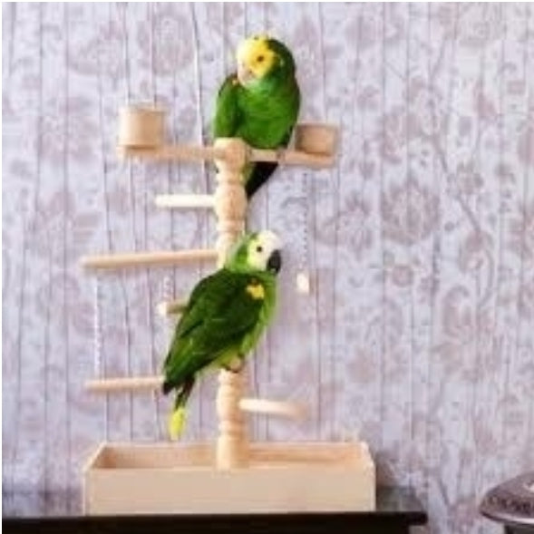 speeltuin voor grote parkieten en papegaaien