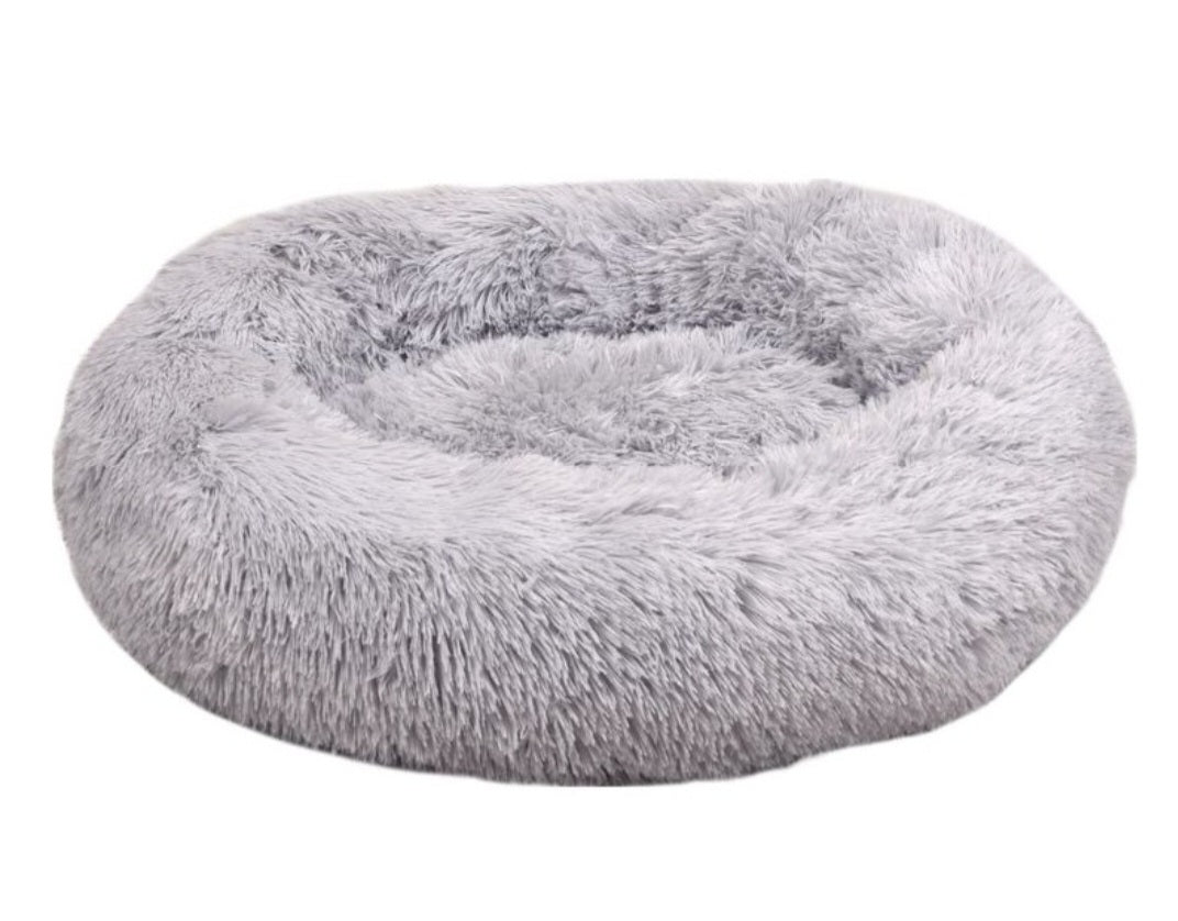 Animal Boulevard - Hondendonut - Rustgevend Mandje - Lichtgrijs M Ø 70cm