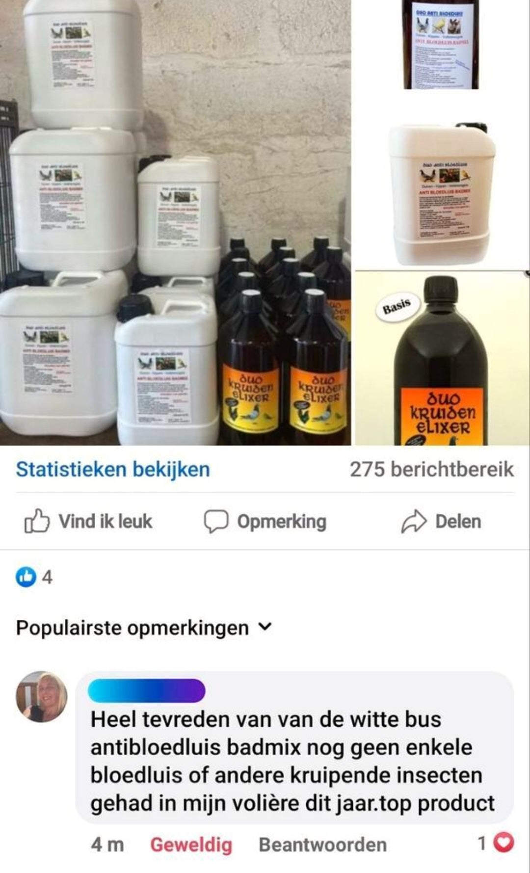 Anti Bloedluis Badmix 1L - Traseco