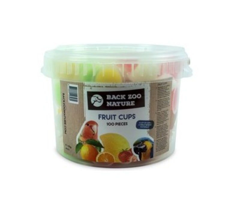 Fruitkuipjes Mix Emmer 100 st - Back Zoo Nature
