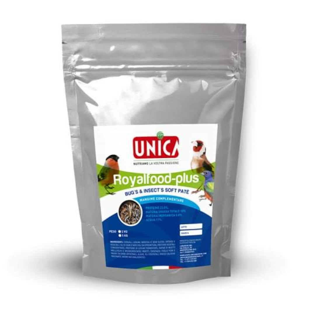 RoyalFood Plus ( Bug's & Insect's Soft Patee ) 2kg - Unica
