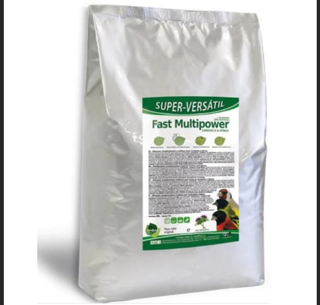 Fast Multipower Carduelis & Spinus 1kg ( zelf verpakt ) - Green Eggfood