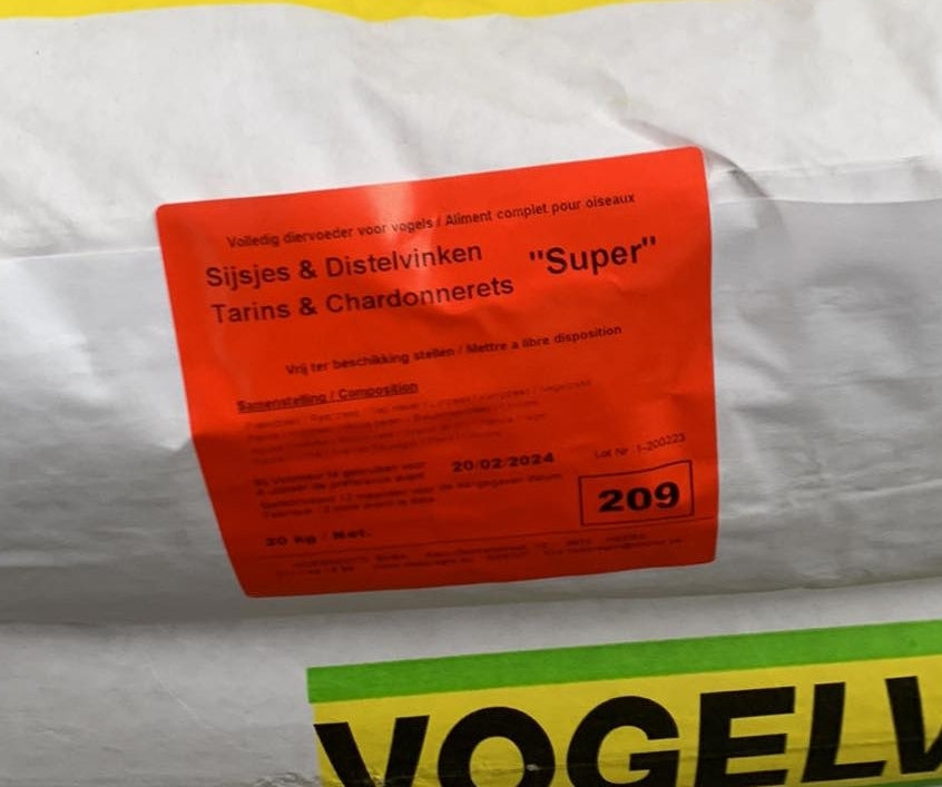 Sijsjes & Distelvinken "Super" 5kg