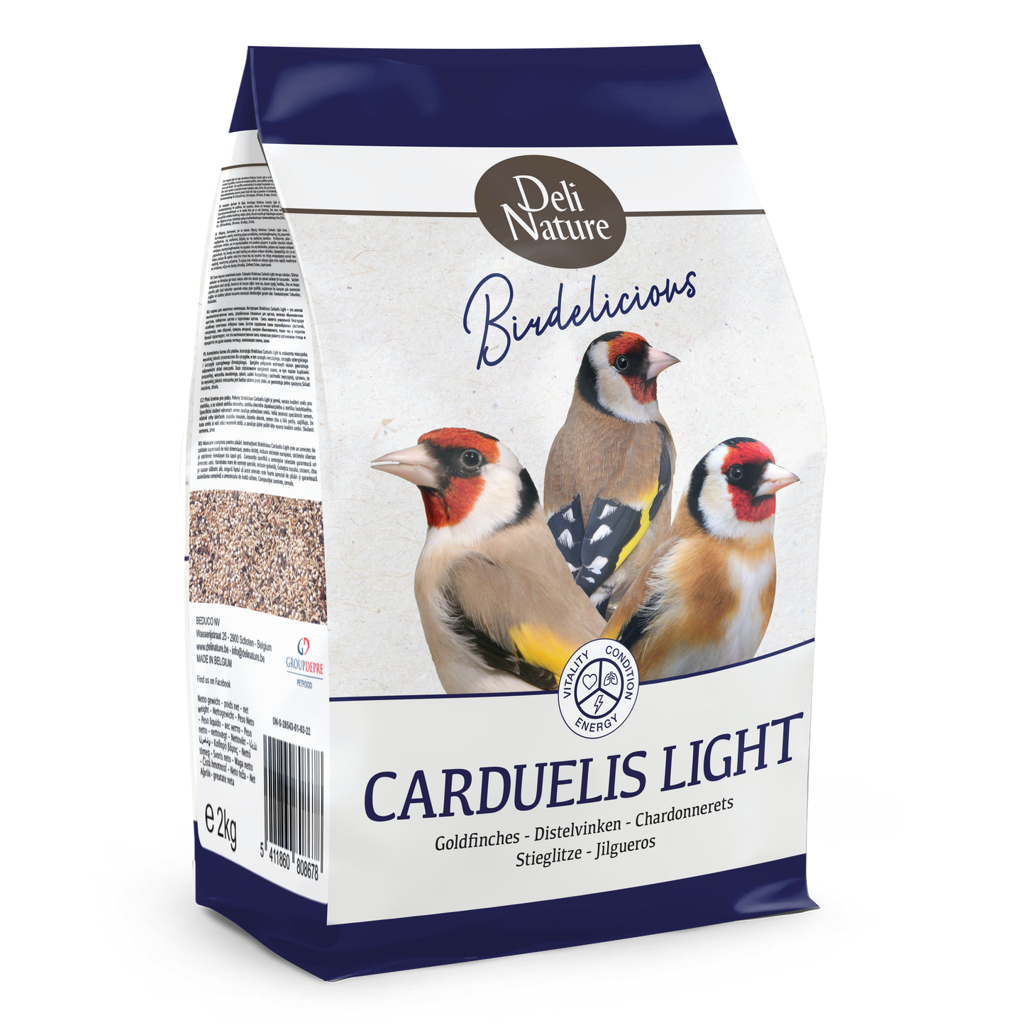 Birdelicious Carduelis Light 750 gram, Distelvinken Light