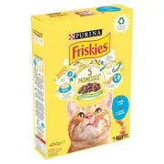 Friskies met zalm en groente - kattenkorrels - adult - 400