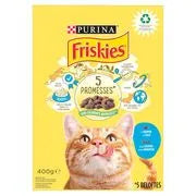 Friskies met zalm en groente - kattenkorrels - adult - 400