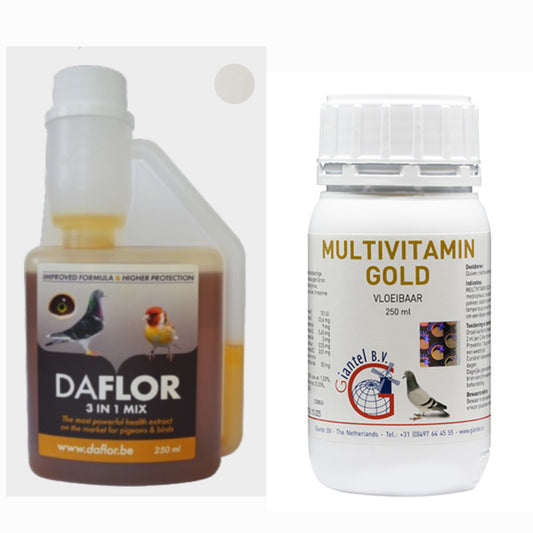 Daflor 3in1 Mix 250ml + Multivitamine Gold 250ml ( extra geconcentreerd )