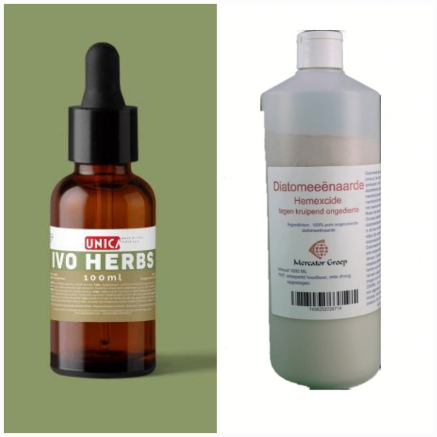 Ivo Herbs 100ml Anti Bloedluis + D.iatomeeënaarde 1L