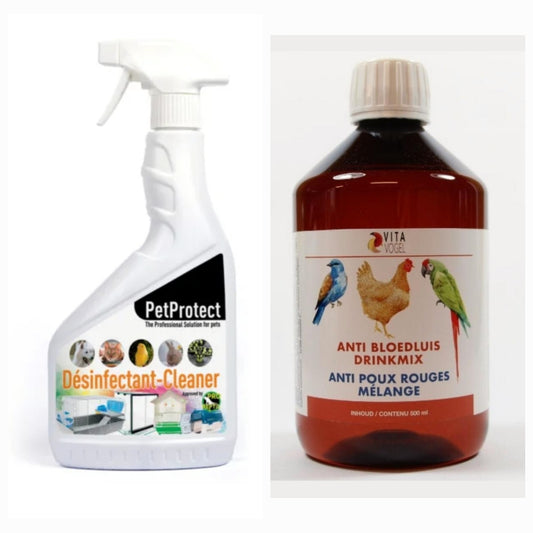 PetProtect Desinfectie Cleaner + Anti Bloedluis Drinkmix 500ml