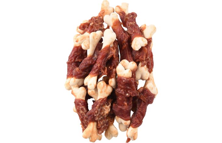 Snack Hapki - Calcium Been Met Eend - 6 a 7 cm - 1 stuk