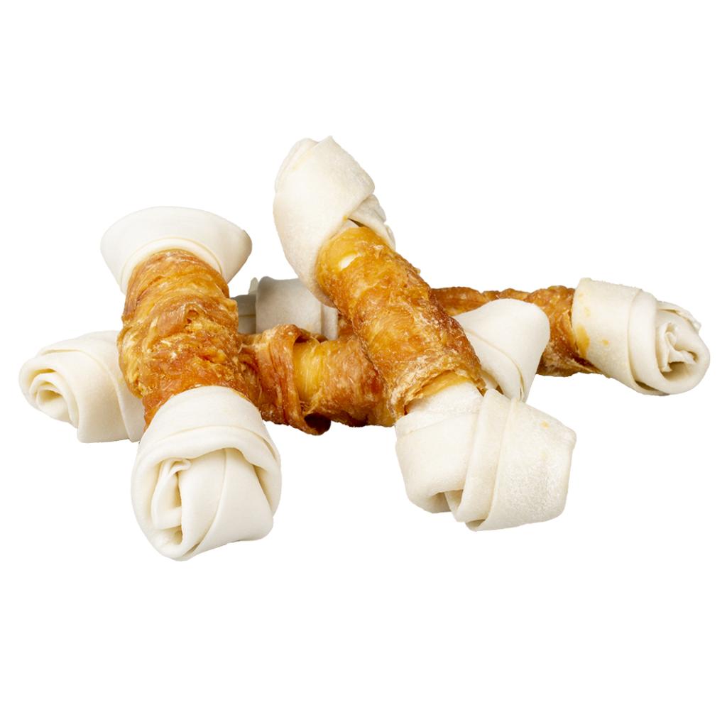 Duvo+ meat! chicken & rawhide large bones ( 1 stuk ) L