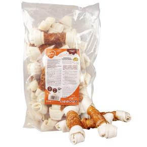 Duvo+ meat! chicken & rawhide large bones ( 1 stuk ) L