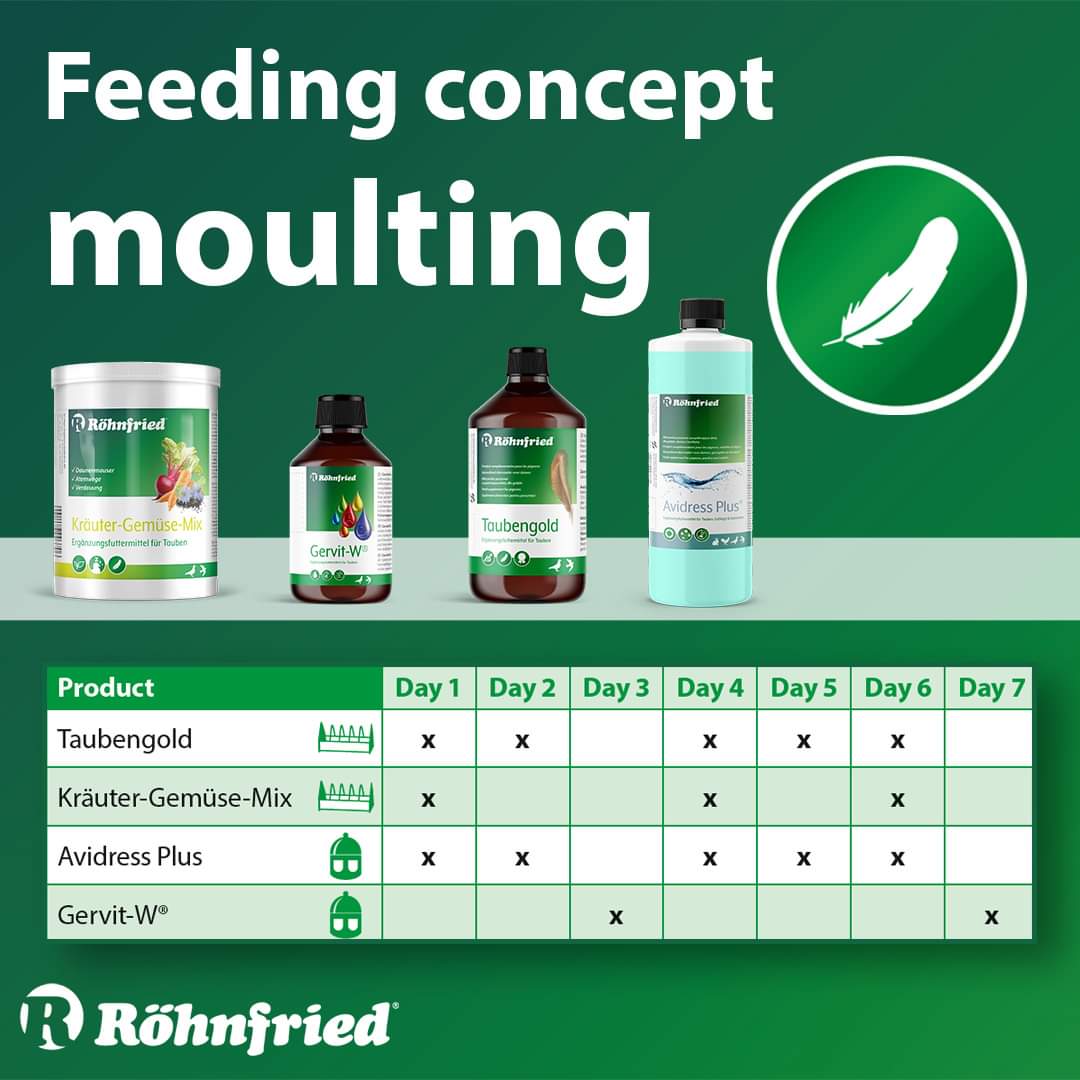 Röhnfried Moulting Combi ( Rui pakket (