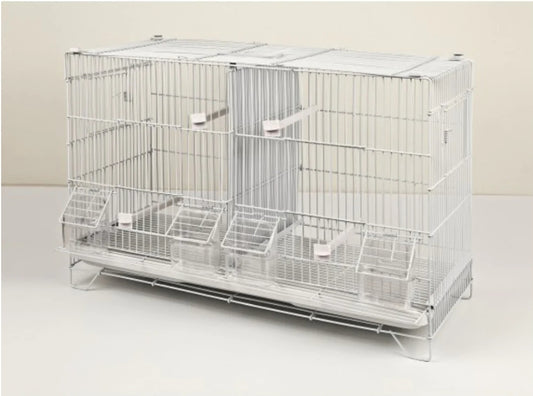 Witte Draadkooien Kweekkooien 60 x 28,5 x 40 cm