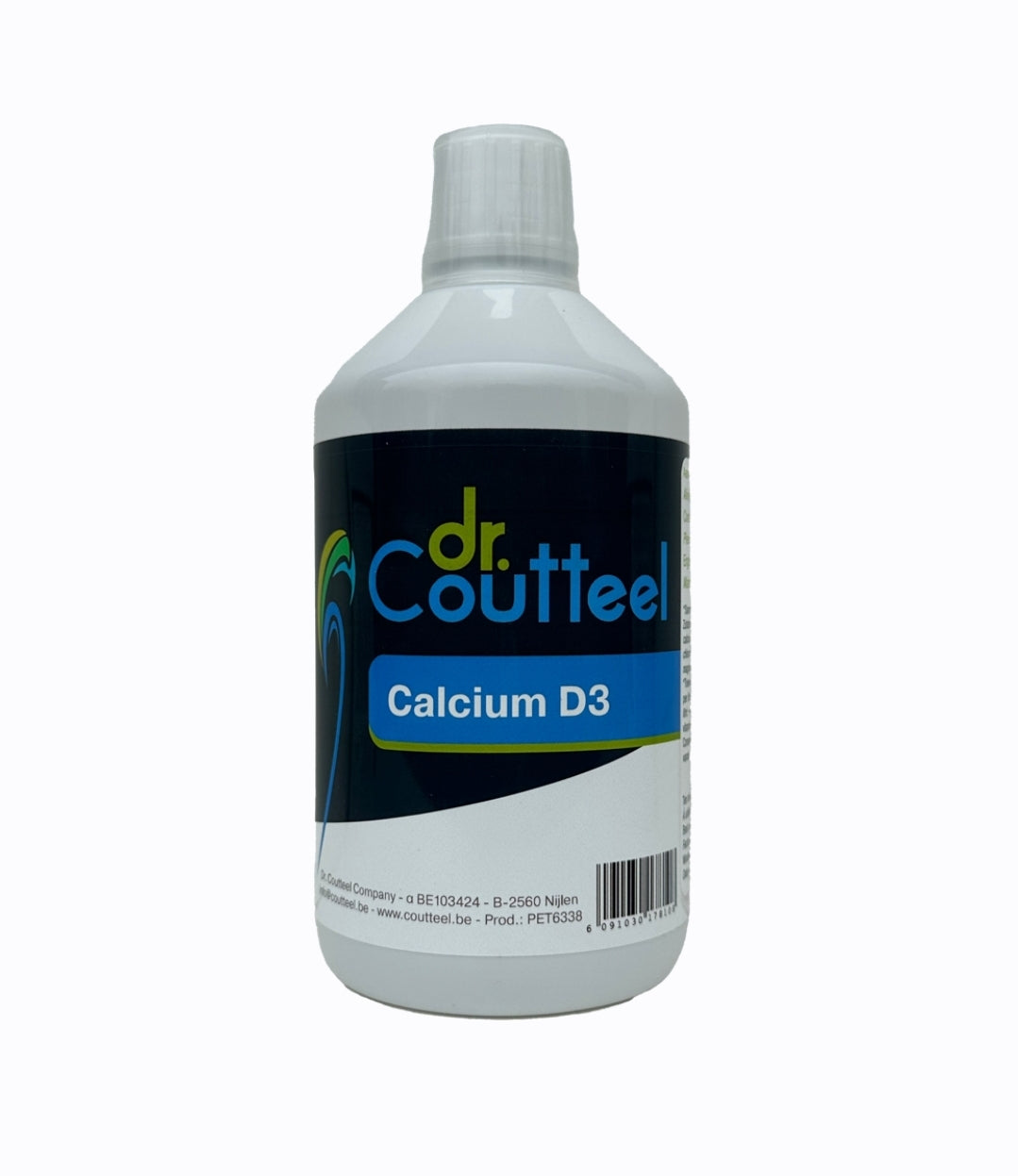 Calcium D3 500ml - Wateroplosbare vloeibare calcium met Vit D3 - Dr Coutteel
