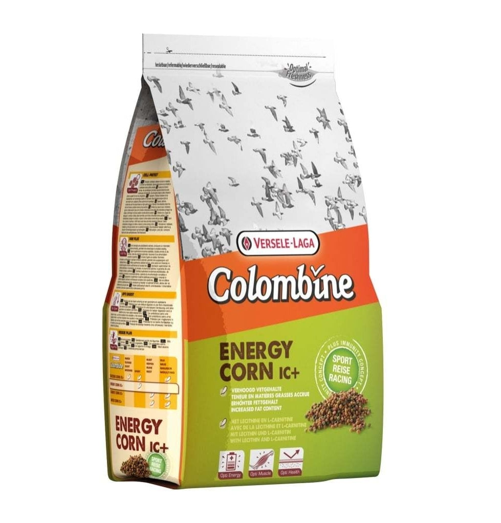Colombine Energy-Corn IC⁺ 15kg - Geëxtrudeerde Energiepellet Voor Sportperiode