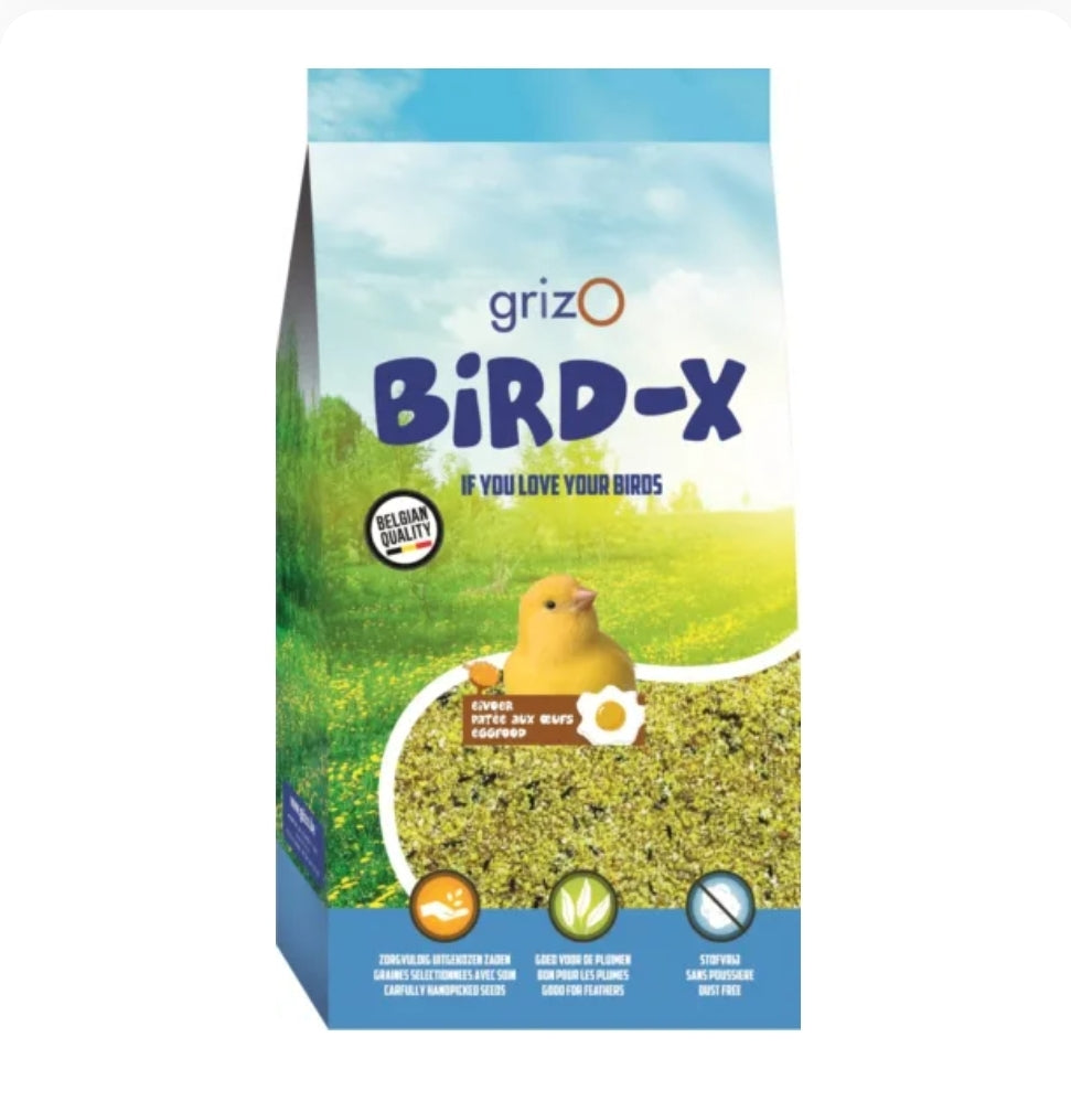 Opfokvoer Grizo Geel Vochtig Bird-X 800 Gram