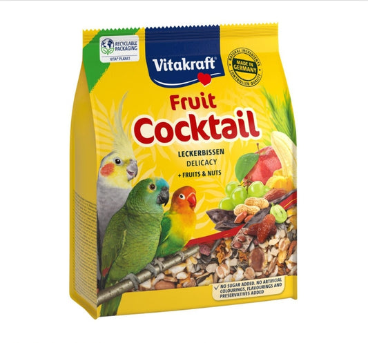 Fruit Cocktail voor grote parkieten en (dwerg)papegaaien