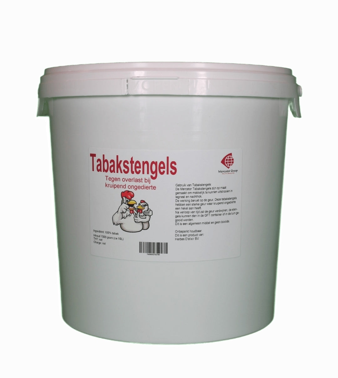 Mercator tabakstelen 2500 g – 10L emmer