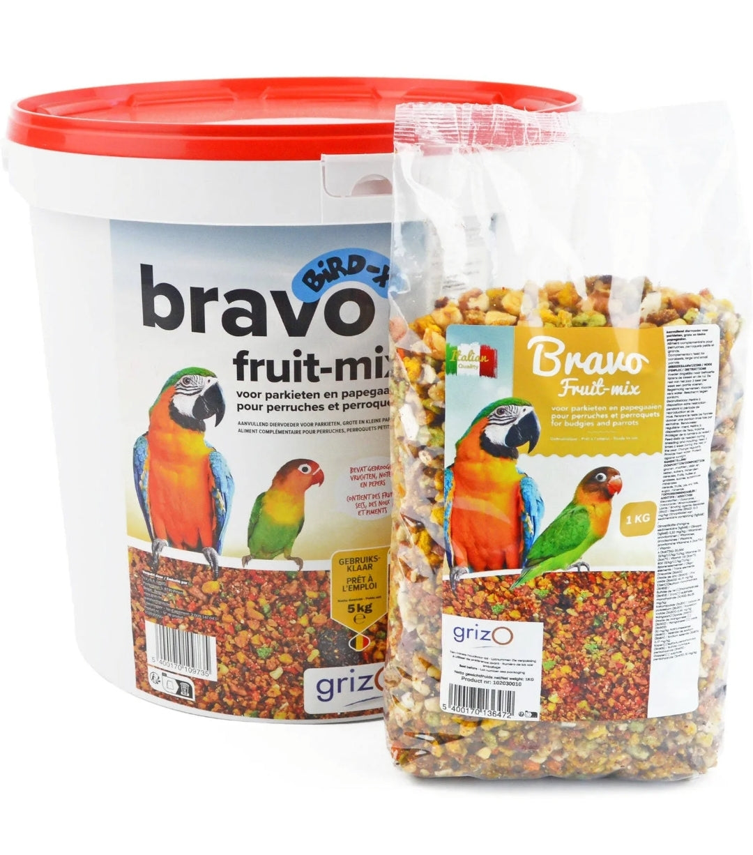 Bravo Fruit Mix Grof 1kg ( originele verpakking )