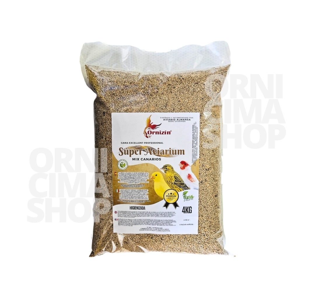 Mix 4 semi Canarini Super Aviarium 4kg Ornizìn