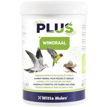 Plus Wimoraal 1kg ( mix van mineralen ) ( duiven en vogels ) - Witte Molen