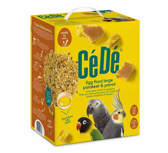 CéDé eivoer grote parkiet ( ook agaporniden ) & papegaai 5kg