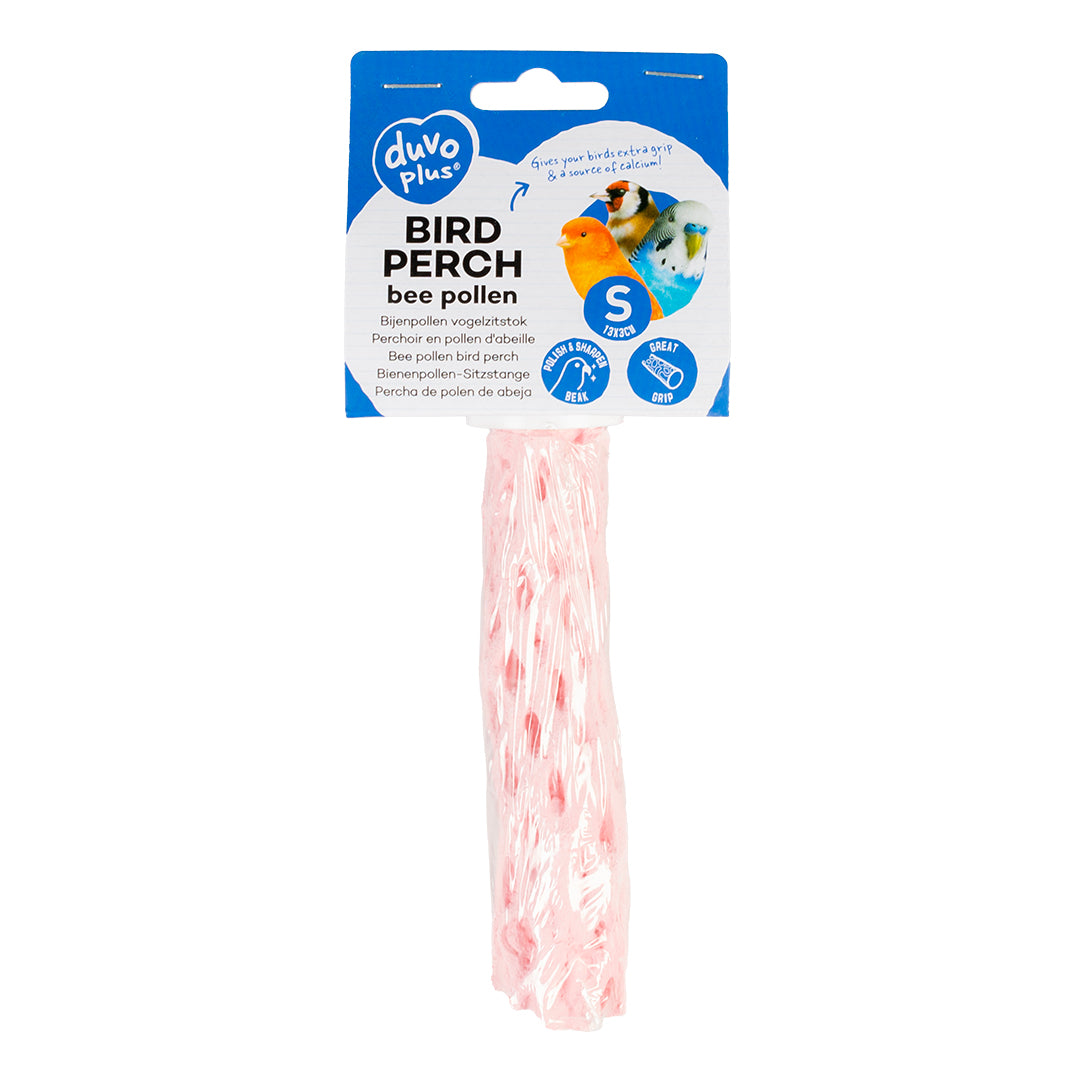 Bijenpollen Vogel zitstok - Roze L - 26,5x4,5x4,5cm