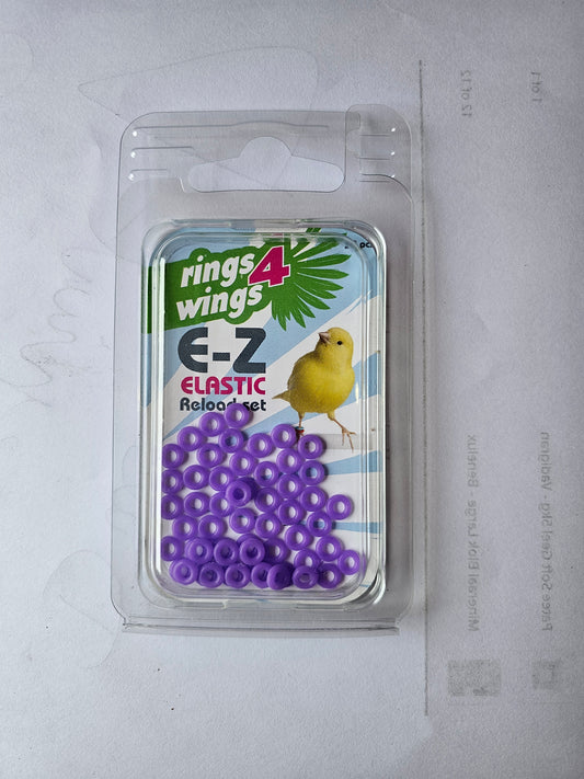 E-Z Elastische Ringen Paars Reload Kit ( 50st ) Ø 3 mm