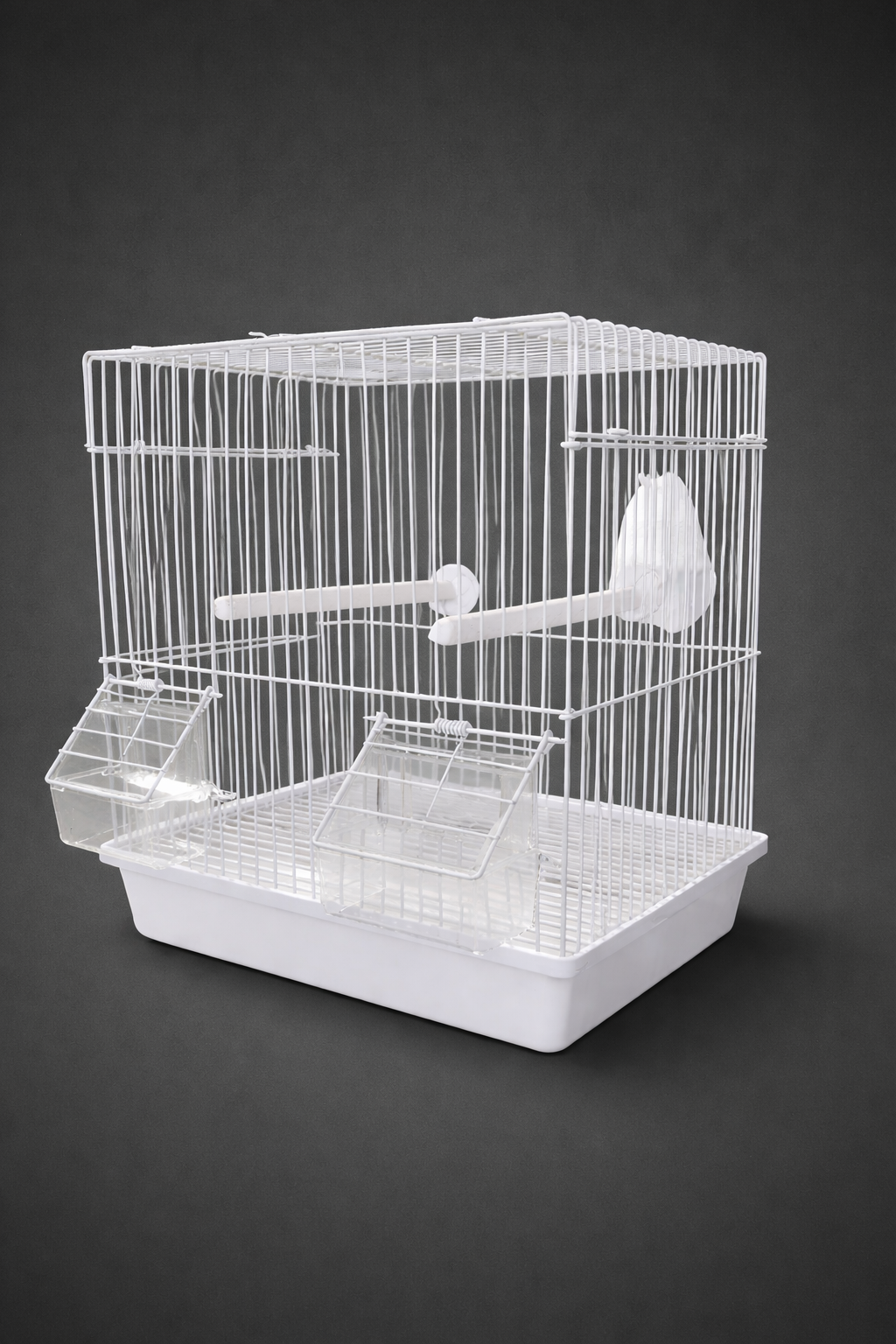 Kleine transport kooi Wit 25 x 19 x 34