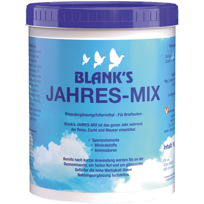 Blank's JAHRES-MIX 1kg Tollisan