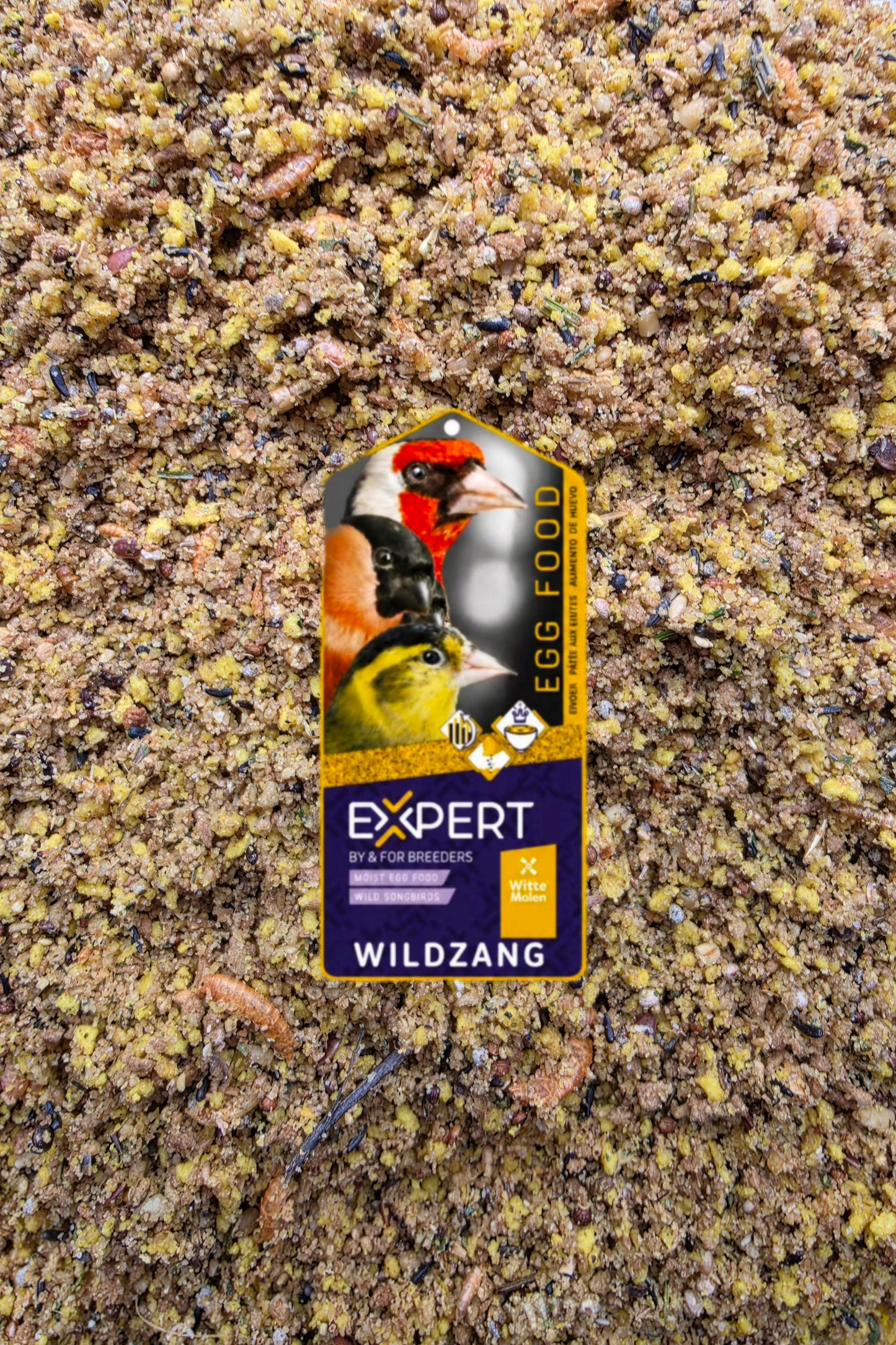 EXPERT Eivoer Wildzang - 500 gram - 15.6% Eiwitten, Insecten, Gammarus - Witte Molen