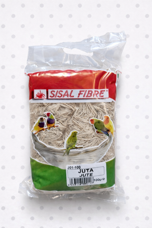 Jute bruin 100 gram - Nest Materiaal