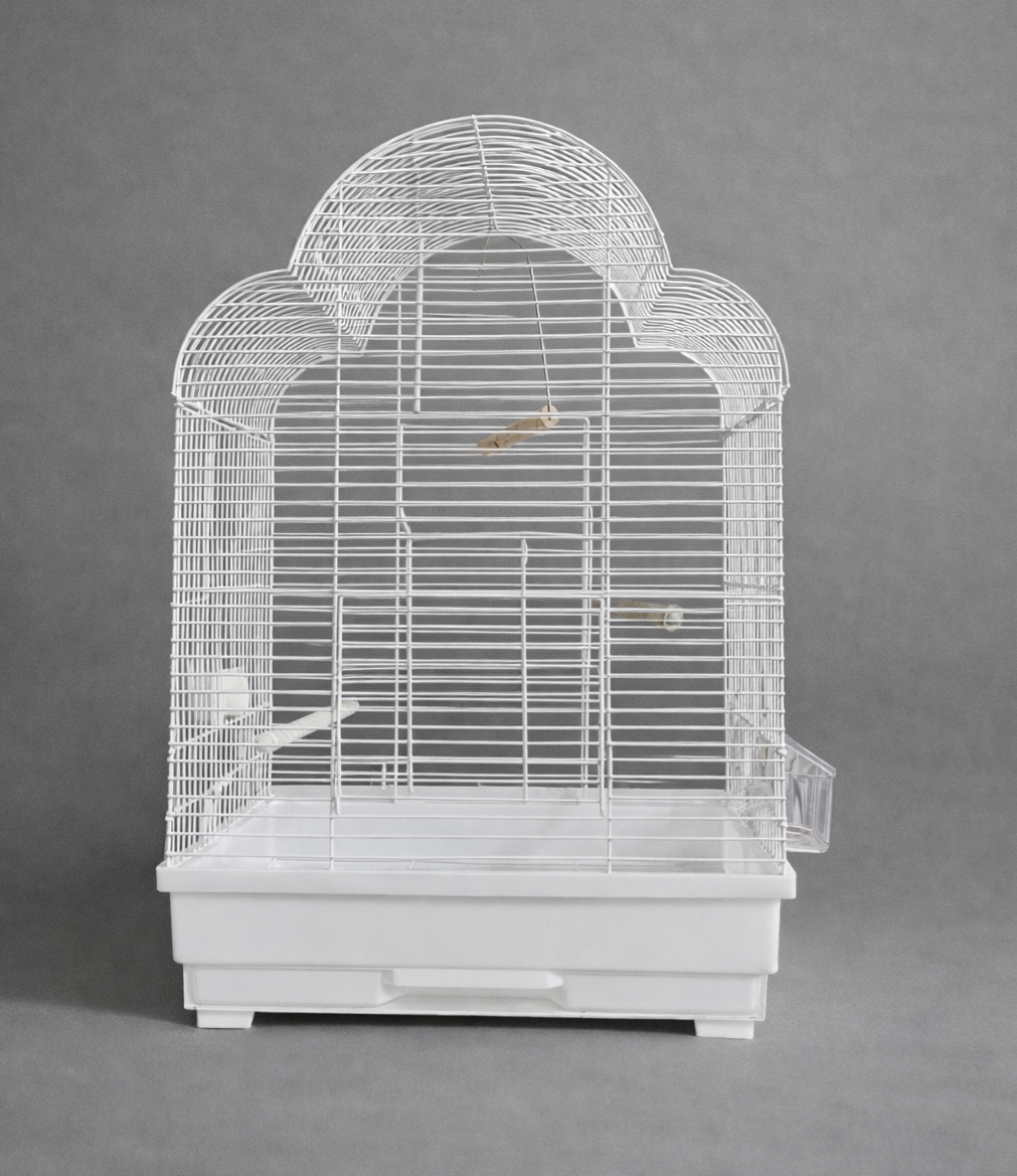 Vogelkooi Wit 66 x 51 x 32