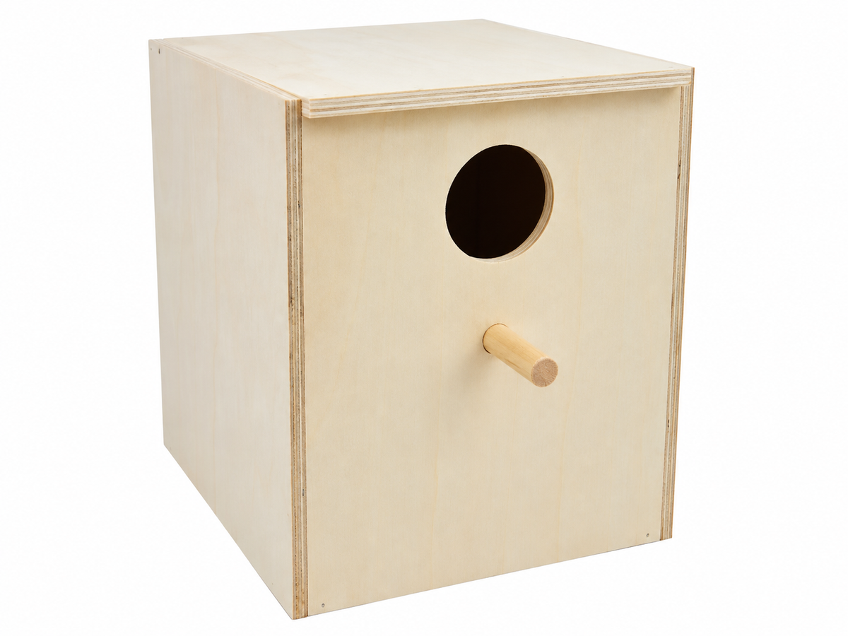 Nestblok Valkparkiet Verticaal 35.5x30x24cm