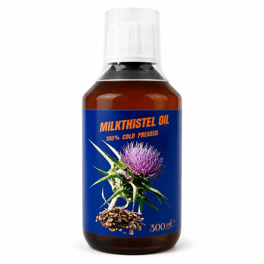 Mariadistelolie 300ml 100% Bio Koud Geperst - Herb Bird Mix