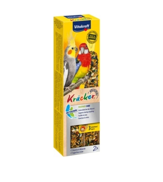 Vitakraft Kräcker Valkparkiet Feather Care 2 stuks