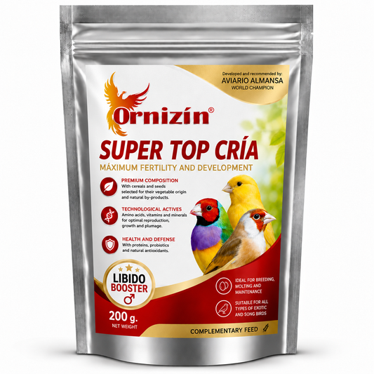 Super Top Cría Fringillidi 200gr - Conditie en vruchtbaarheid - Libido Booster - Ornizìn