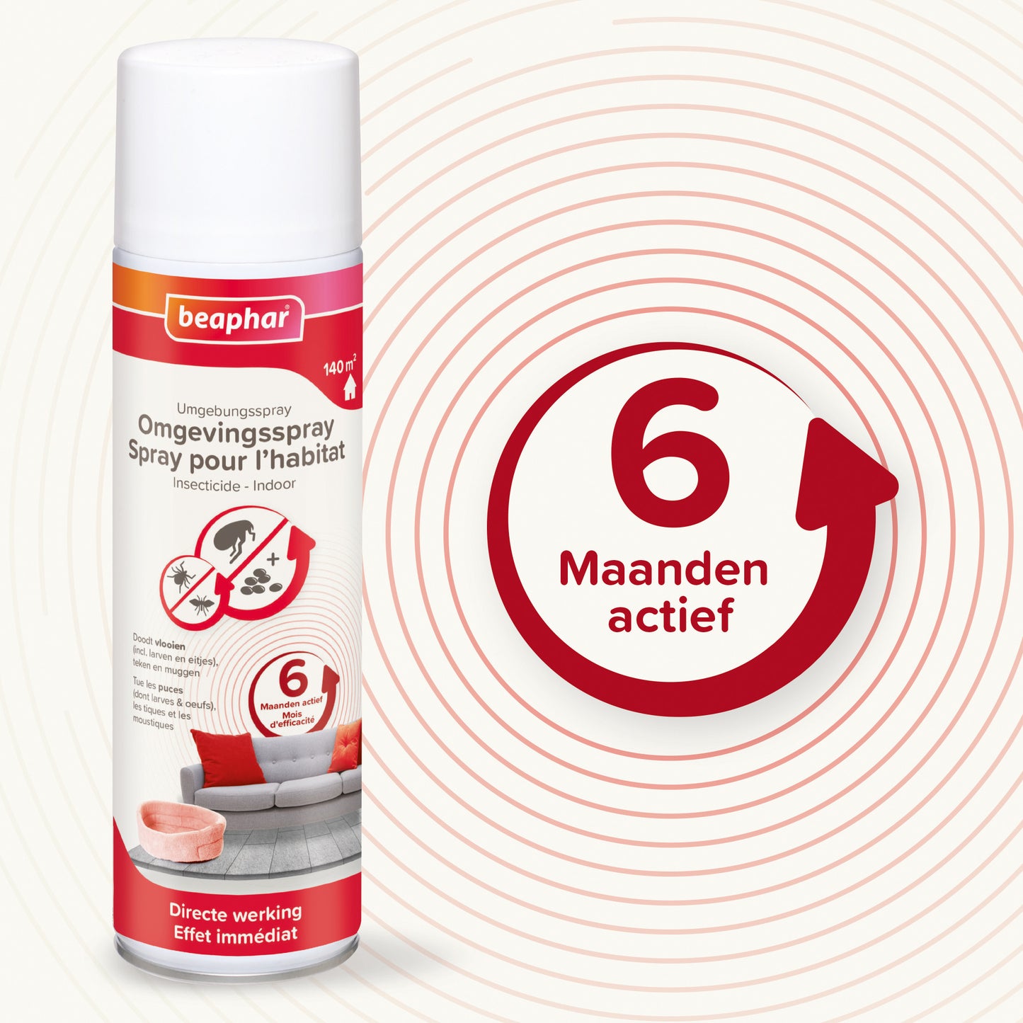 Beaphar Omgevingsspray Anti-Vlo