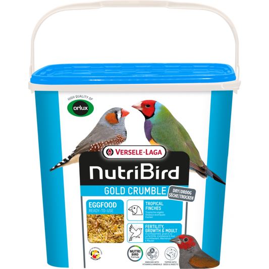 Nutribird Gold Crumble Tropische Vogels 5kg ( Droog Eivoer )