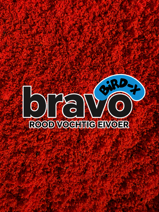 Bravo Vochtig Rood Eivoer 1kgkg - Bird-X met Italia