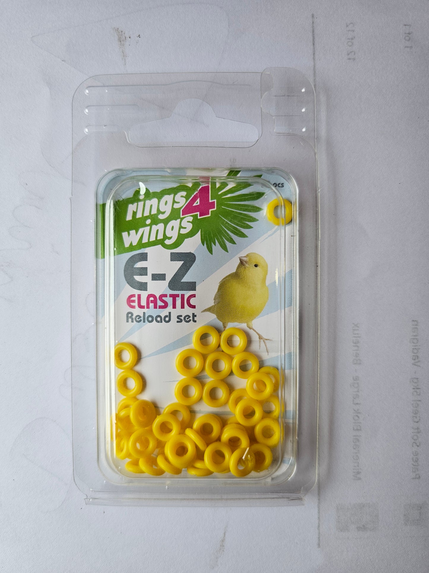 E-Z Elastische Ringen Geel Reload Kit ( 50st ) Ø 3 mm