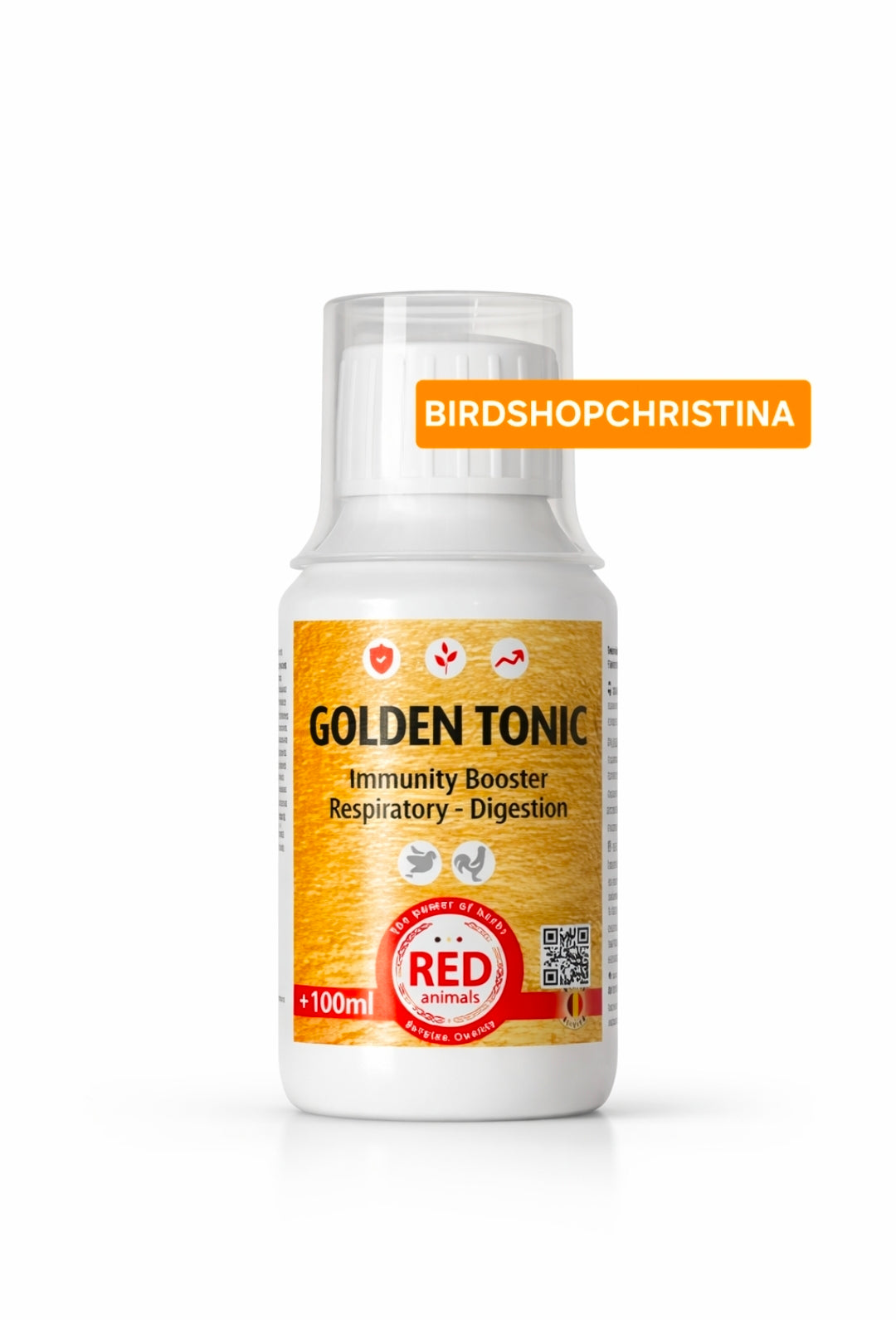 Golden Tonic All-In-One 100ml ( Dit vervangt "Medox", "Cox" en "Bronx" ) - Red Animals