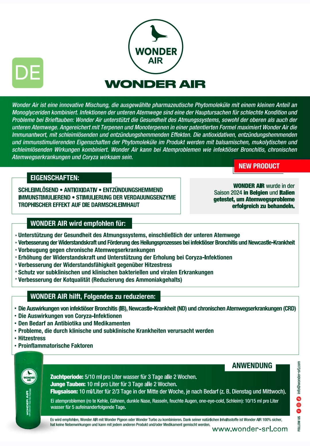Wonder Air 1L - Wonder Pigeon